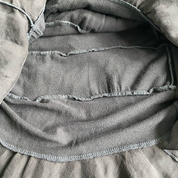 La Fée Maraboutee Black Silk Ruffle Dress - Picture 5 of 10